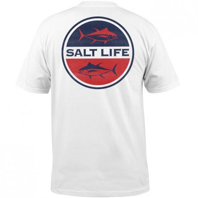 Salt Life Seeing Tuna Short Sleeve T-Shirt White