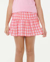 Girl's Sunset Check Skort