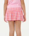 Girl's Sunset Check Skort