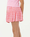 Girl's Sunset Check Skort