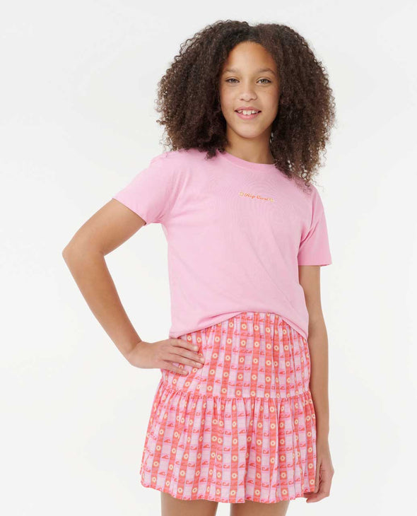 Girl's Sunset Check Skort