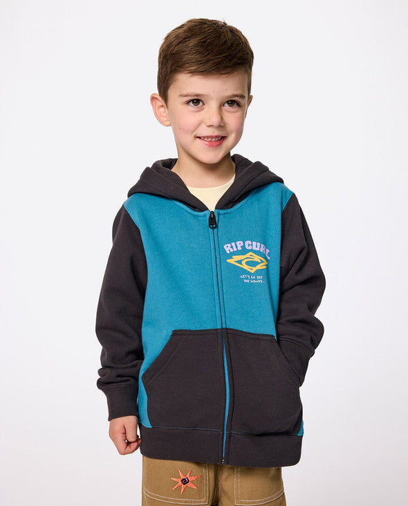 Boy's Wave Dayz Zip Through Fleece