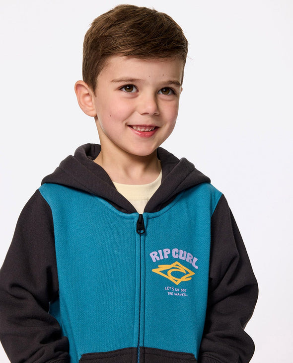 Boy's Wave Dayz Zip Through Fleece