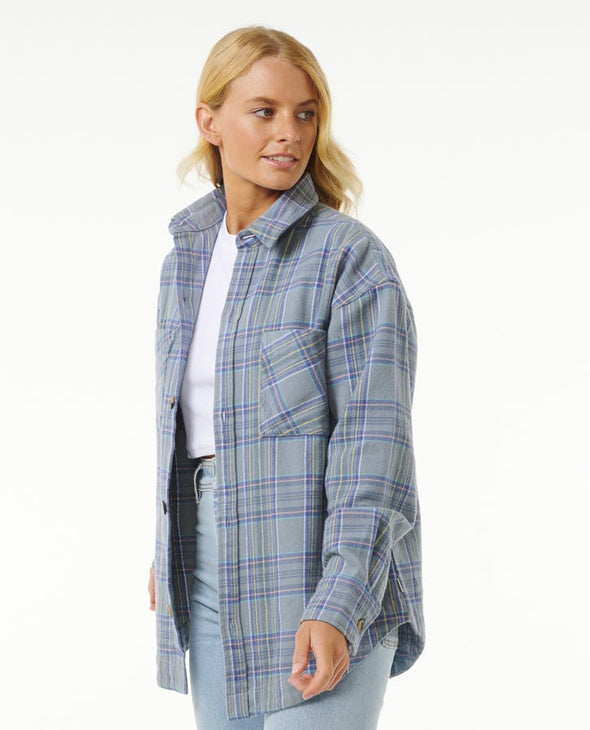 High Tide Soft Flannel Shirt Jacket