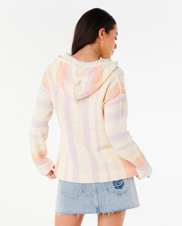 Neon Isles Knit Poncho