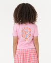 Girl's Sunset Skies Crop Tee