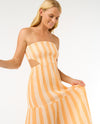Premium Surf Stripe Maxi Dress