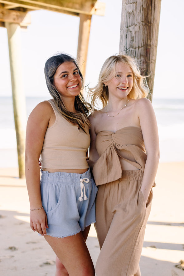 Poppy Twist Top