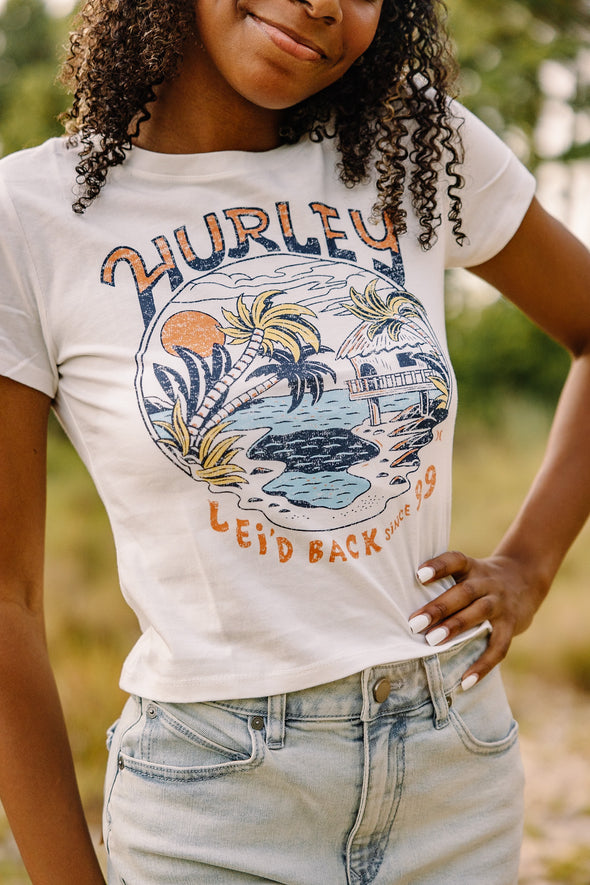 Lei'd Back Baby Tee