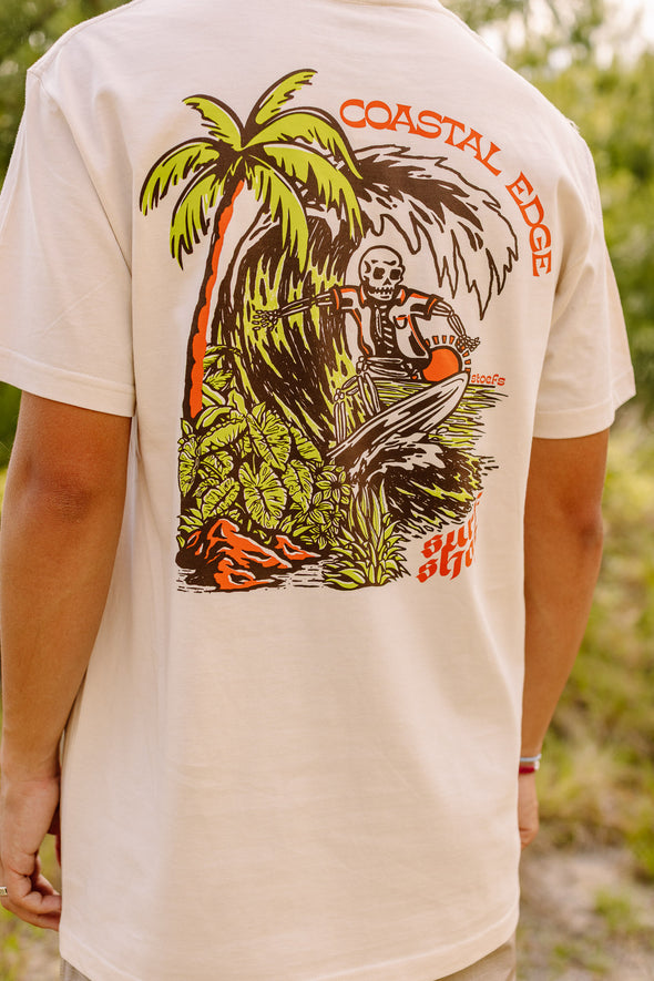 Coastal Edge x Stoefs Studio Surfing Skeleton Tee