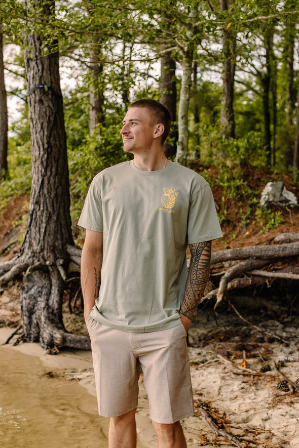 Coastal Edge x Stoefs Studio Surfing Skeleton Tee