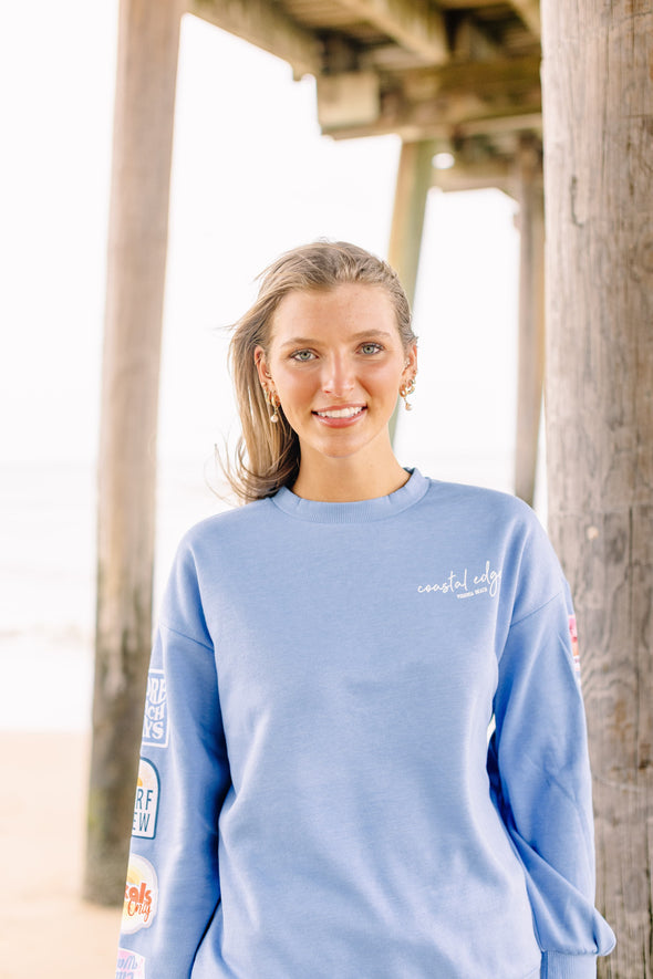 Aqua Muse Crewneck