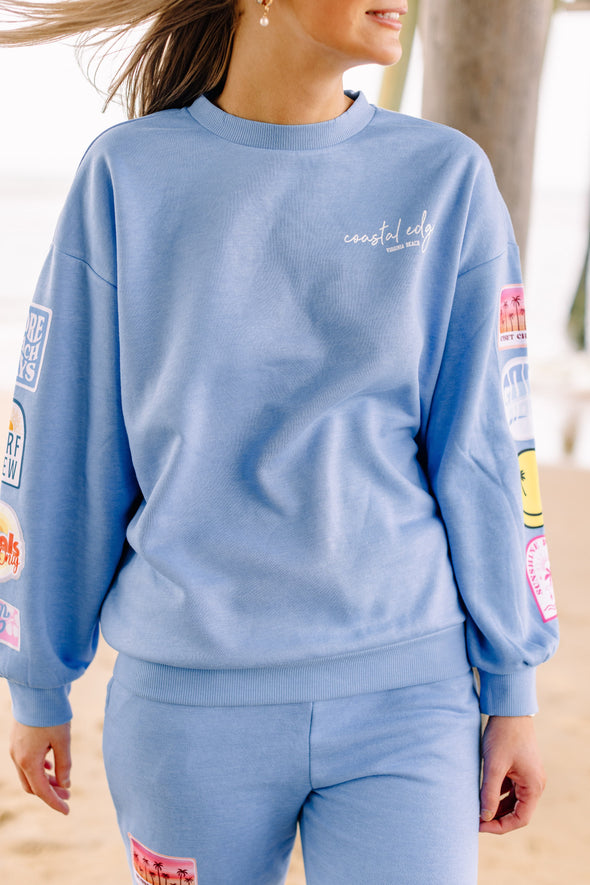 Aqua Muse Crewneck