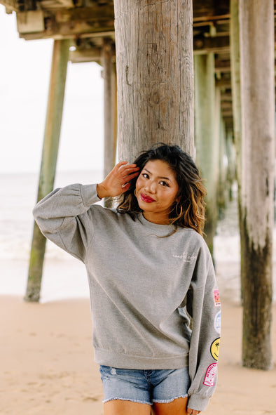 Aqua Muse Crewneck