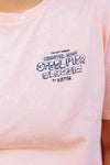 The Coastal Edge Steel Pier Classic 2023 Short Sleeve T-shirt Cherry Blossom Mineral Wash