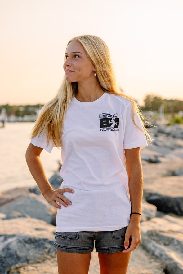 Coastal Edge East Coast Surfing Championship 2024 Featuring Artist Andy Davis Short Sleeve T-Shirt