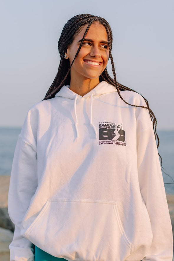 Coastal Edge East Coast Surfing Championship 2024 Featuring Artist Andy Davis Hooded Fleece