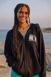 Coastal Edge East Coast Surfing Championship 2024 Featuring Artist Andy Davis Zip Hoodie