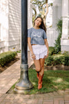 Lucky You Cropped Tee
