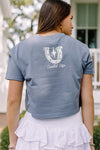 Lucky You Cropped Tee