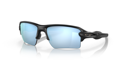 Flak 2.0 XL - Matte Black/Prizm Deep Water Polarized