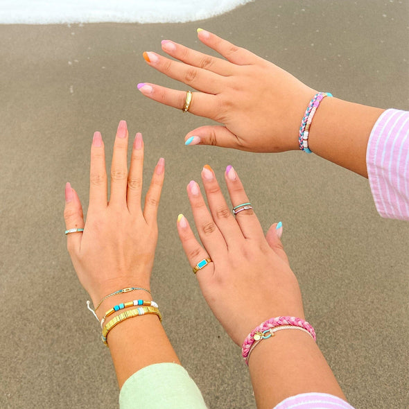 Cross My Heart Braided Bracelet