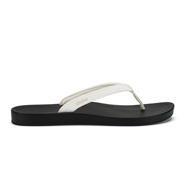 ‘Uiki Women's Sandals Bright White/Lava Rock