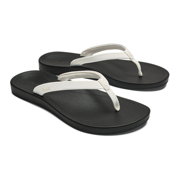 ‘Uiki Women's Sandals Bright White/Lava Rock