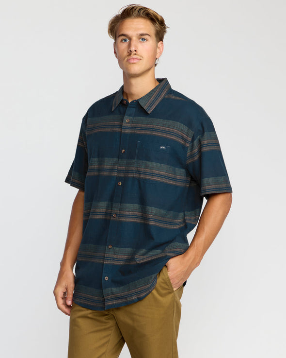 All Day Stripe Short Sleeve Shirt