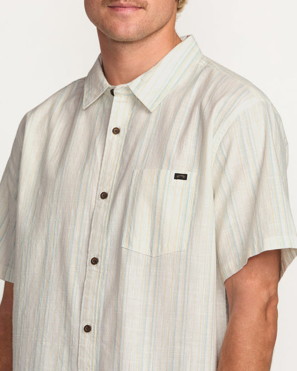 All Day Stripe Short Sleeve Shirt