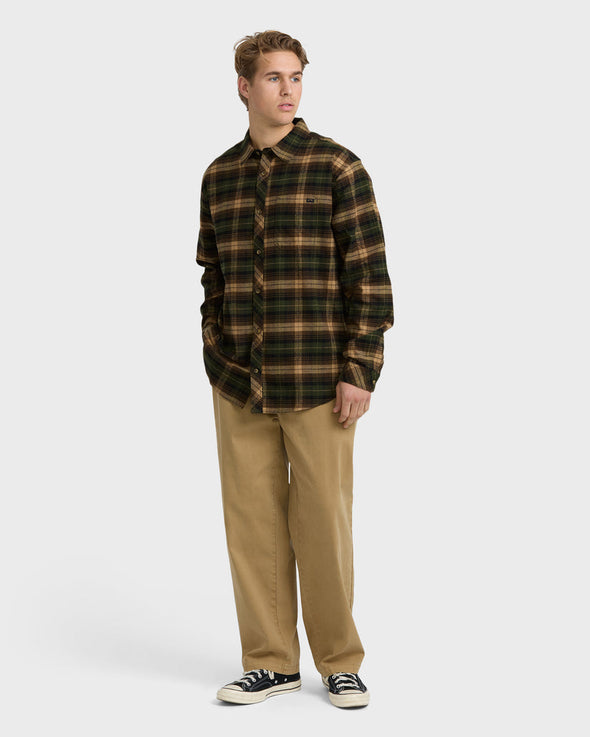 Coastline Long Sleeve Flannel Shirt