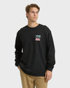 Crayon Wave Regular Long Sleeve T-Shirt