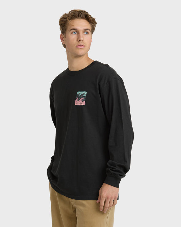 Crayon Wave Regular Long Sleeve T-Shirt