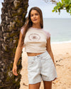 Paradise Short Sleeve Raglan Tee