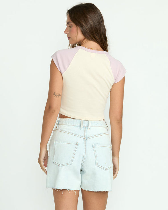 Paradise Short Sleeve Raglan Tee