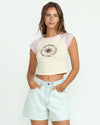 Paradise Short Sleeve Raglan Tee