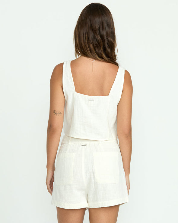 Open Skies Woven Tank