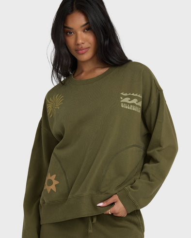 Sightseer Wave Crewneck Sweatshirt