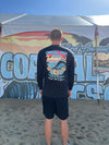 Coastal Edge East Coast Surfing Championship 2025 Long Sleeve Tee Featuring Artist Aaron Fulcher