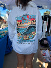 Coastal Edge East Coast Surfing Championship 2025 Zip Hoodie Featuring Artist Aaron Fulcher