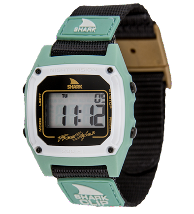 Gold/Black Shark Classic Clip Watch