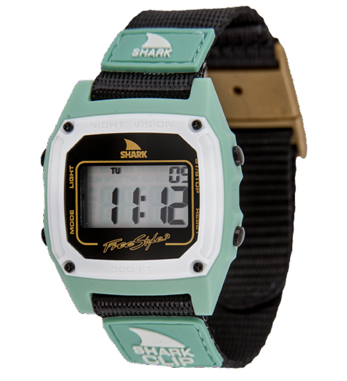 Gold/Black Shark Classic Clip Watch