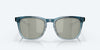 Sullivan - Shiny Deep Teal Fade/Gray Silver Mirror Polarized Glass