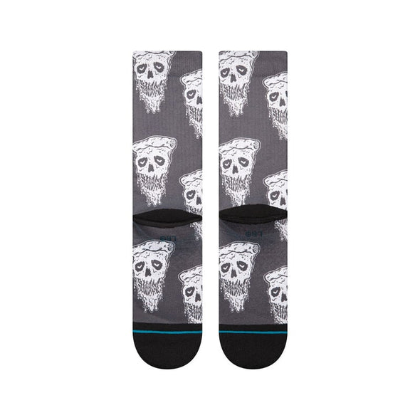 Pizza Face Poly Crew Socks