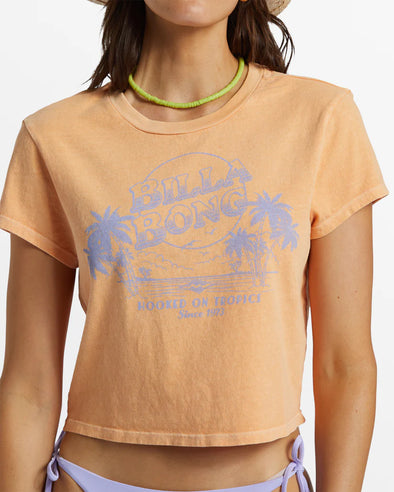 Hooked On Tropics Cropped T-Shirt