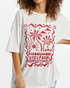 Coastal Tides Oversized T-Shirt