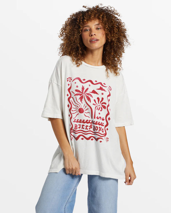 Coastal Tides Oversized T-Shirt