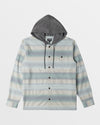 Baja Hooded Long Sleeve Flannel Shirt