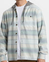 Baja Hooded Long Sleeve Flannel Shirt