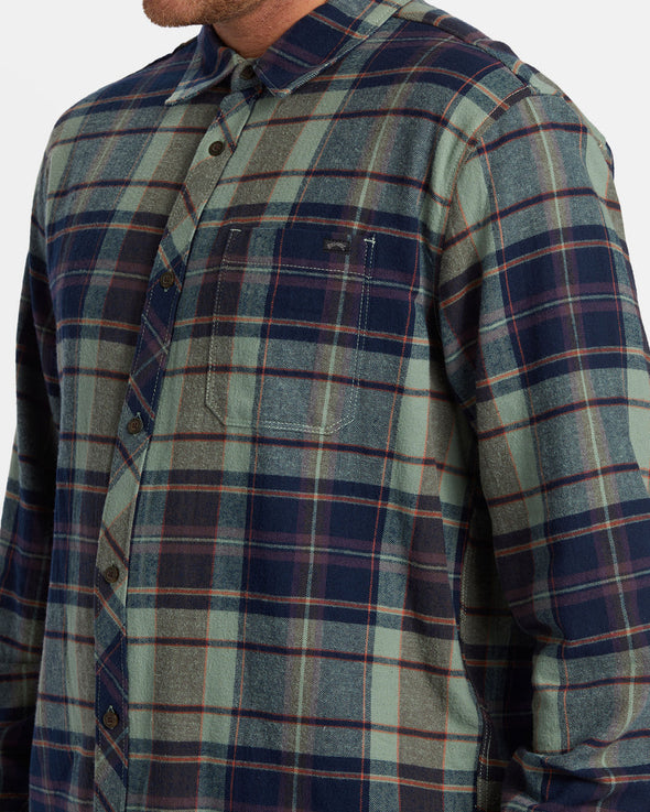 Coastline Long Sleeve Flannel Shirt